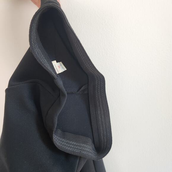 60s Slit Capris Pants Mr Dino Black & White Elastic 10 - Picture 7 of 10